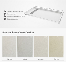 Load image into Gallery viewer, AEGISTON™ SHOWER BASE.  SMC Single Threshold  Shower Floor, Shower Tray, Shower Wash Pan.