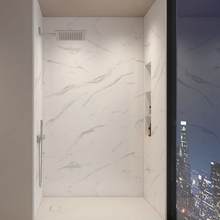 Load image into Gallery viewer, APLUS SHOWER WALL KIT. SMC material. 3 pcs set. 96 in W x 60 in L x 36 in W
