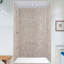Load image into Gallery viewer, APLUS SHOWER WALL KIT. SMC material. 3 pcs set. 96 in W x 60 in L x 36 in W