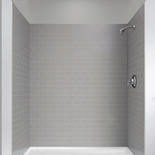 Load image into Gallery viewer, APLUS SHOWER WALL KIT. SMC material. 3 pcs set. 96 in W x 60 in L x 36 in W