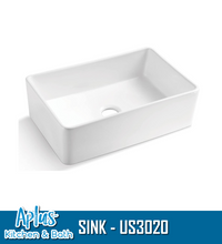 Load image into Gallery viewer, US3020 - Kitchen Ceramics Farmer Sink - Single Bowl