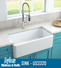 Load image into Gallery viewer, US3320 - Kitchen Ceramics Farmer Sink - Single Bowl