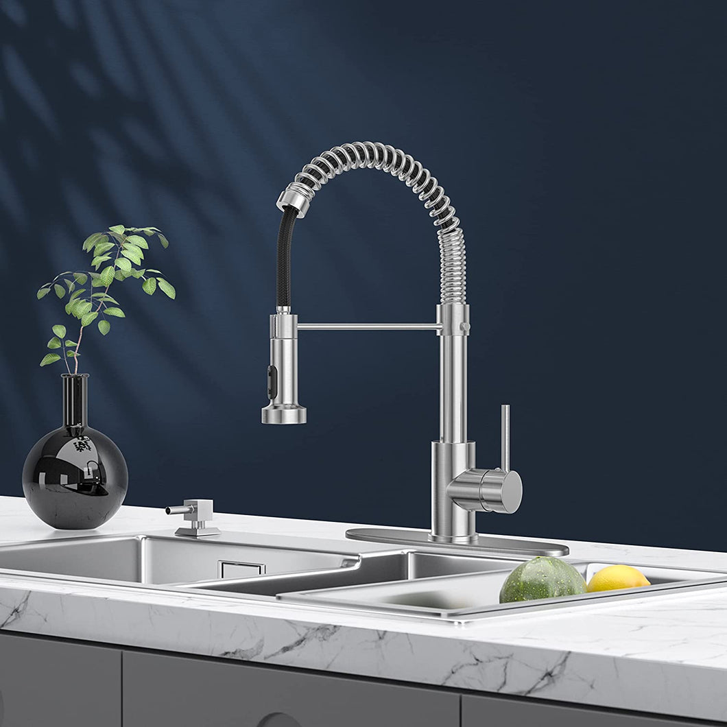 SL-K102Q - Kitchen Faucet - Brushed Nickel (Not including the Mounting Table)