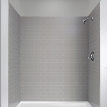Load image into Gallery viewer, APLUS SHOWER WALL KIT. SMC material. 3 pcs set. 96 in W x 60 in L x 36 in W
