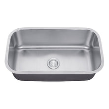 Load image into Gallery viewer, UM3118 - Kitchen Stainless Steel Sink - Single Bowl - Under Mount
