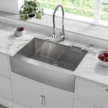 Load image into Gallery viewer, EFS3322 - Kitchen Stainless Steel Sink - Single Bowl - Front Mount - Handmade - Farmer Sink
