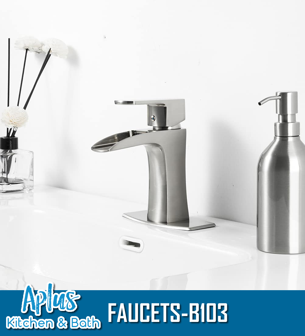 B103 - Bath Faucet - Brushed Nickel