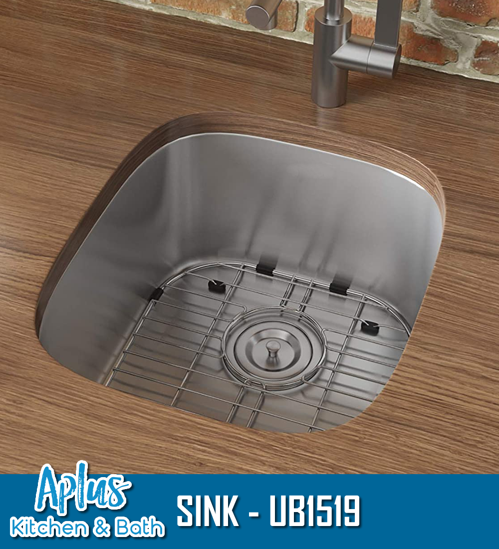 UB1519 - Kitchen Stainless Steel Sink - Single Bowl - Under Mount