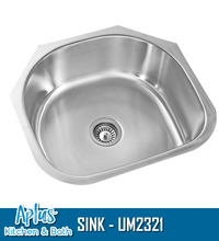 Load image into Gallery viewer, UM2321- Kitchen Stainless Steel Sink - Single Bowl - Under Mount
