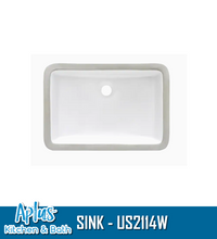 Load image into Gallery viewer, US2114W - Bath Ceramics Sink - Single Bowl - Under Mount
